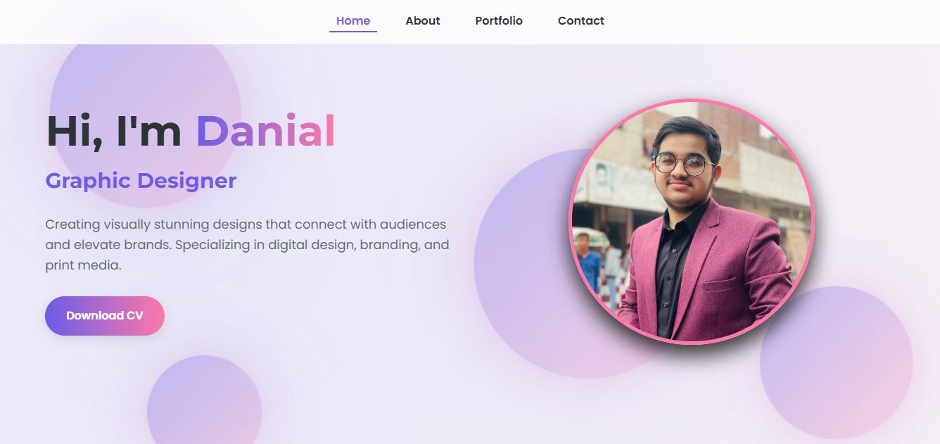 Portfolio design project
